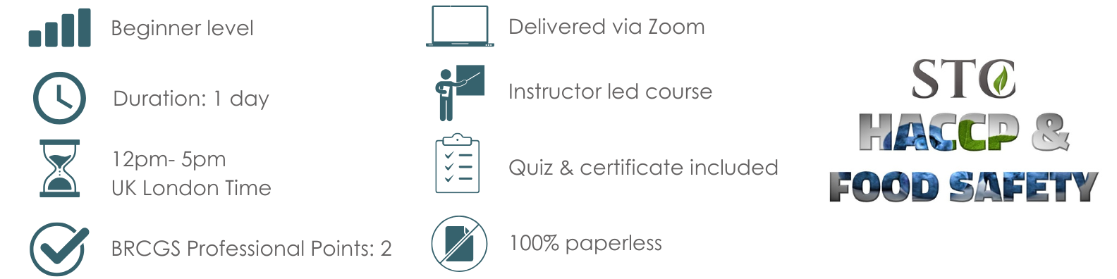 STC HACCP & Food Safety Level 2 | Virtual
